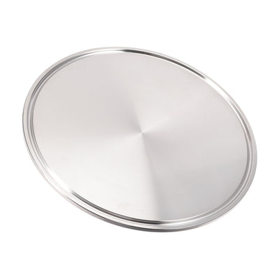 Harfington Uxcell Vacuum End Cap 145mm Tube OD Clamp Ferrule Flange Stainless Steel 304