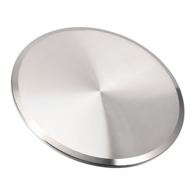 uxcell Uxcell Vacuum End Cap 145mm Tube OD Clamp Ferrule Flange Stainless Steel 304
