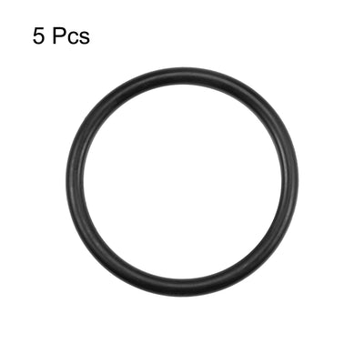 Harfington Uxcell O-Rings Nitrile Rubber 61.6mm Inner Diameter 73mm OD 5.7mm Width Round Seal Gasket 5 Pcs