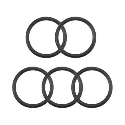 uxcell Uxcell O-Rings Nitrile Rubber 51.6mm Inner Diameter 63mm OD 5.7mm Width Round Seal Gasket 5 Pcs