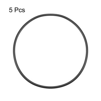 Harfington Uxcell O-Rings Nitrile Rubber 163.6mm Inner Diameter 175mm OD 5.7mm Width Round Seal Gasket 5 Pcs