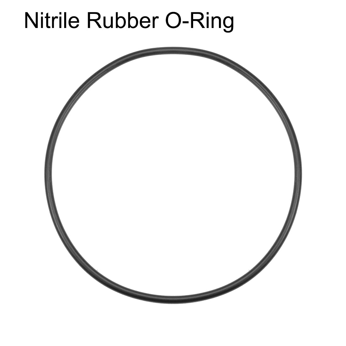 uxcell Uxcell O-Rings Nitrile Rubber 173.6mm Inner Diameter 185mm OD 5.7mm Width Round Seal Gasket 5 Pcs