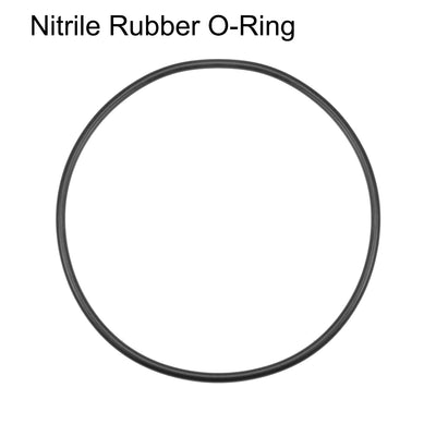 Harfington Uxcell O-Rings Nitrile Rubber 173.6mm Inner Diameter 185mm OD 5.7mm Width Round Seal Gasket 5 Pcs
