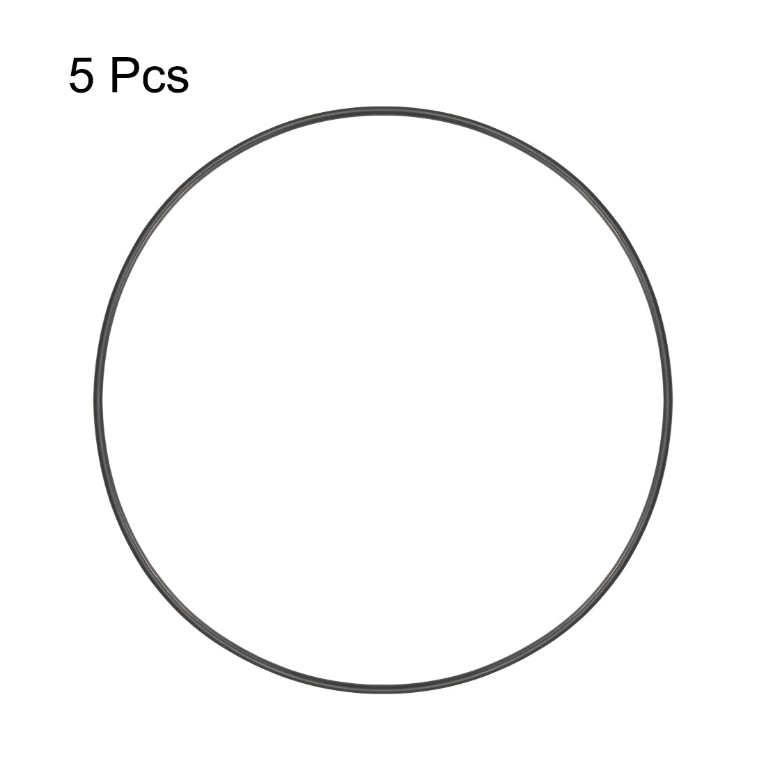 uxcell Uxcell O-Rings Nitrile Rubber 308.6mm Inner Diameter 320mm OD 5.7mm Width Round Seal Gasket 5 Pcs