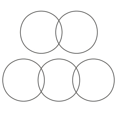 uxcell Uxcell O-Rings Nitrile Rubber 308.6mm Inner Diameter 320mm OD 5.7mm Width Round Seal Gasket 5 Pcs