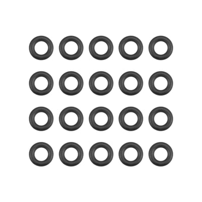 uxcell Uxcell O-Rings Nitrile Rubber 6mm Inner Diameter 11.3mm OD 2.65mm Width Round Seal Gasket 20 Pcs