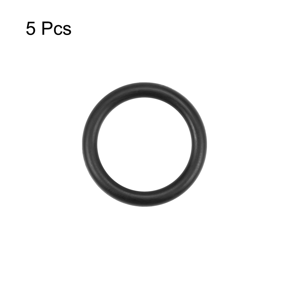 uxcell Uxcell O-Rings Nitrile Rubber 15mm Inner Diameter 20.3mm OD 2.65mm Width Round Seal Gasket 5 Pcs