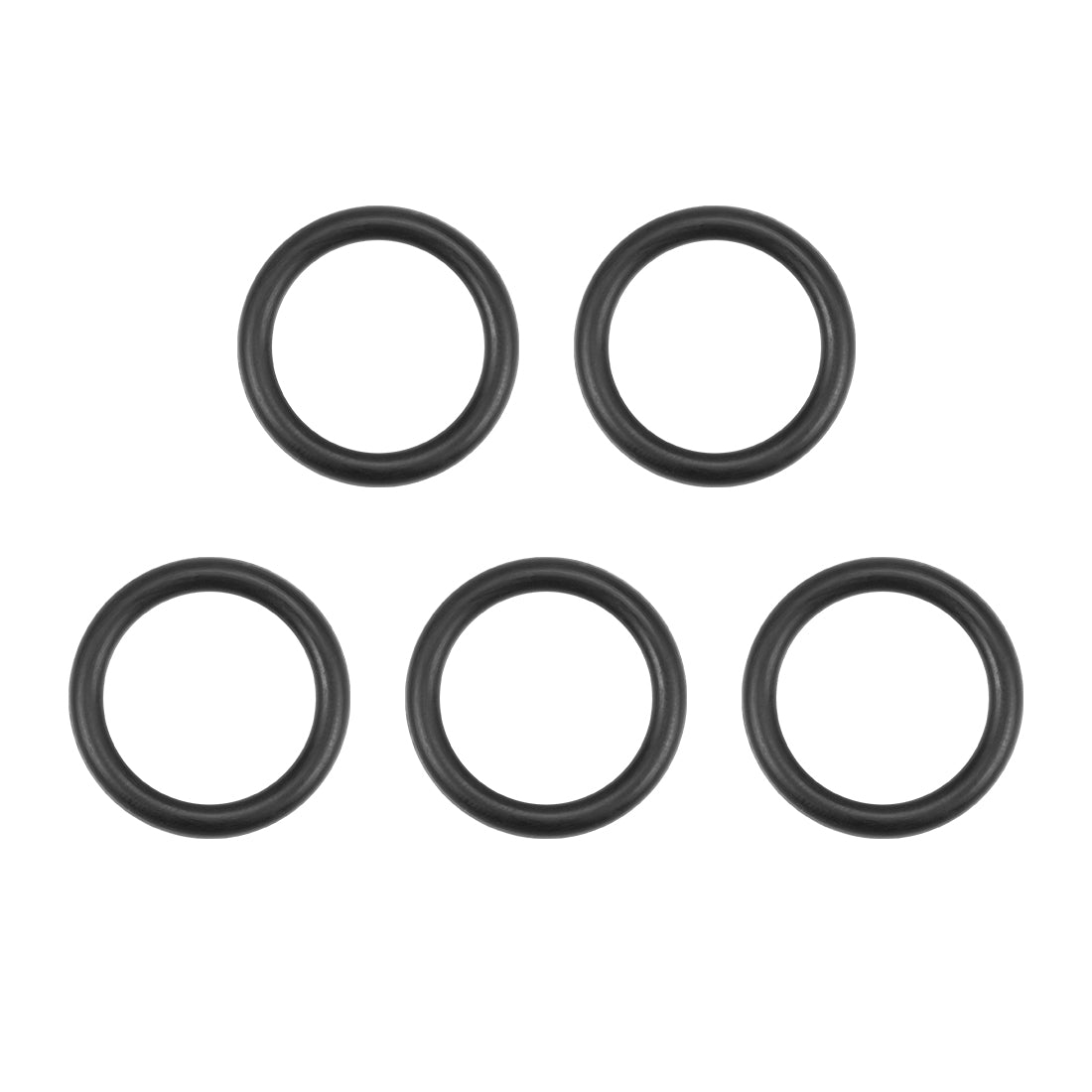 uxcell Uxcell O-Rings Nitrile Rubber 15mm Inner Diameter 20.3mm OD 2.65mm Width Round Seal Gasket 5 Pcs