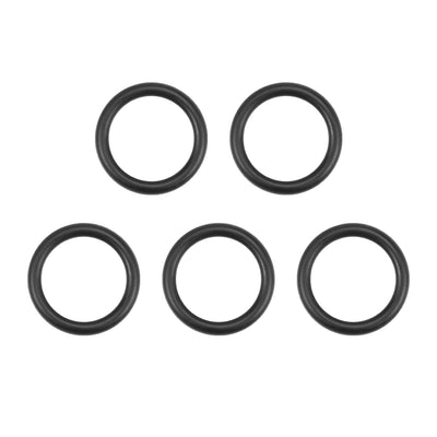 uxcell Uxcell O-Rings Nitrile Rubber 15mm Inner Diameter 20.3mm OD 2.65mm Width Round Seal Gasket 5 Pcs