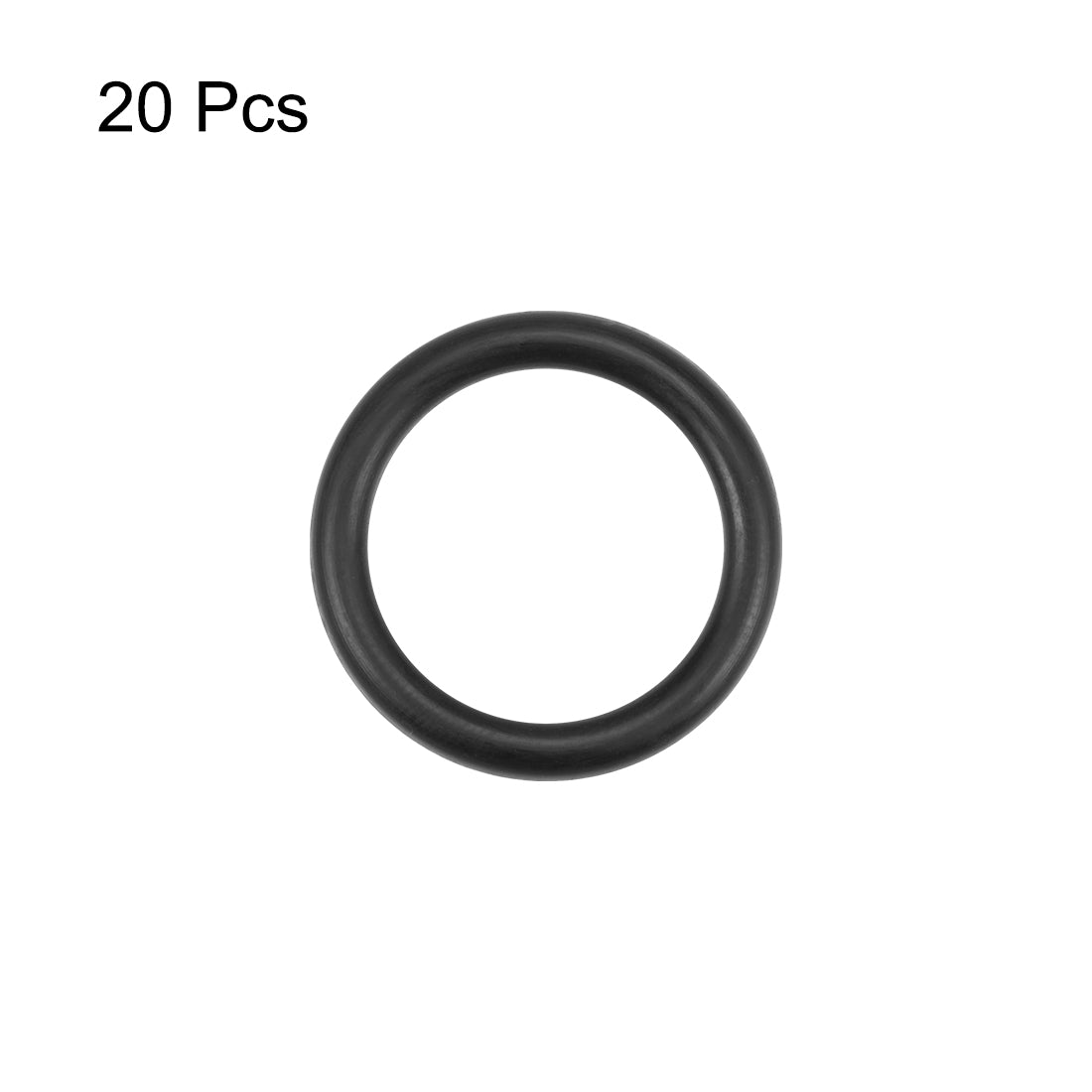 uxcell Uxcell O-Rings Nitrile Rubber 14mm Inner Diameter 19.3mm OD 2.65mm Width Round Seal Gasket 20 Pcs
