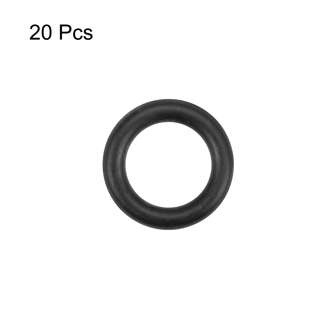 uxcell Uxcell O-Rings Nitrile Rubber 9.5mm Inner Diameter 14.8mm OD 2.65mm Width Round Seal Gasket 20 Pcs