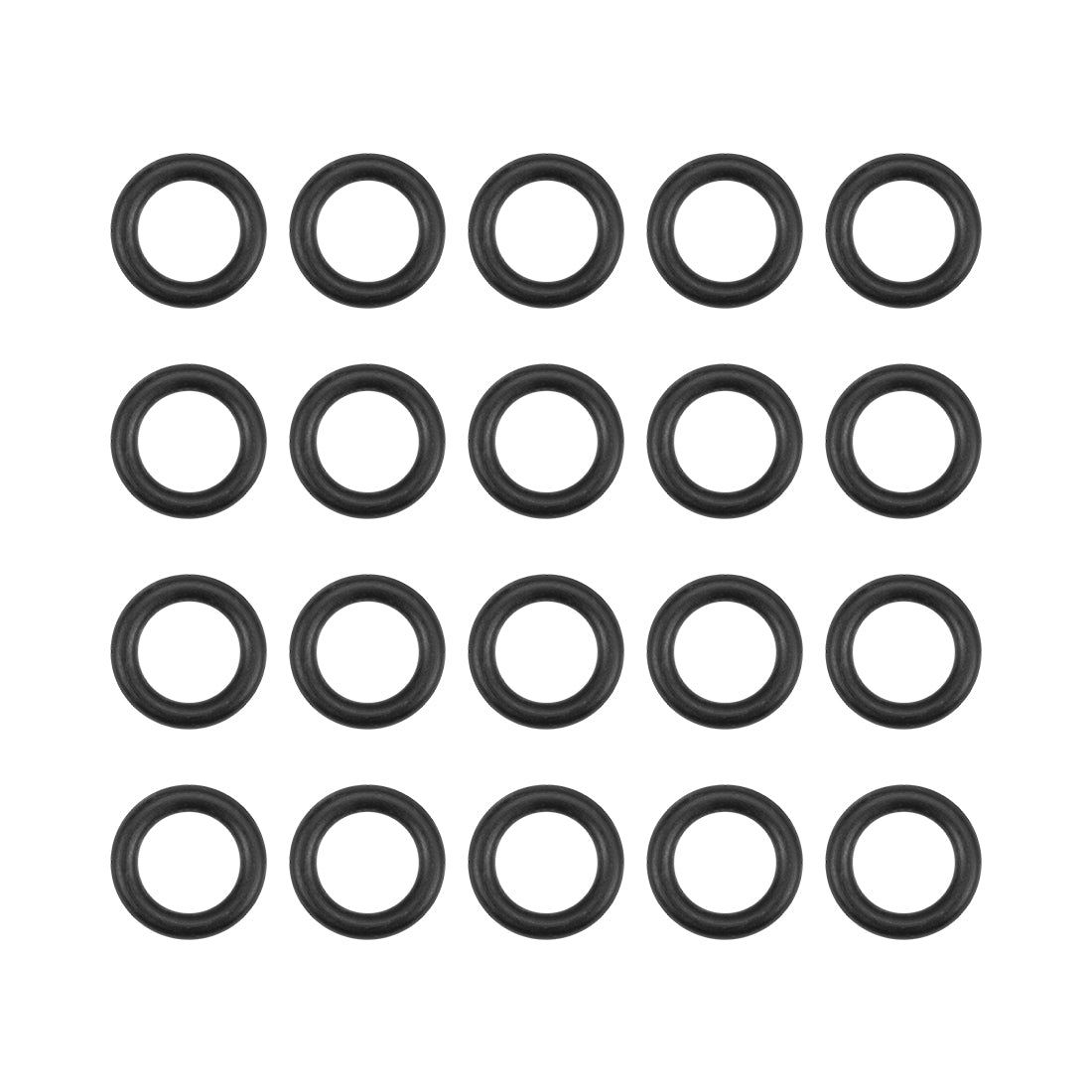 uxcell Uxcell O-Rings Nitrile Rubber 9.5mm Inner Diameter 14.8mm OD 2.65mm Width Round Seal Gasket 20 Pcs