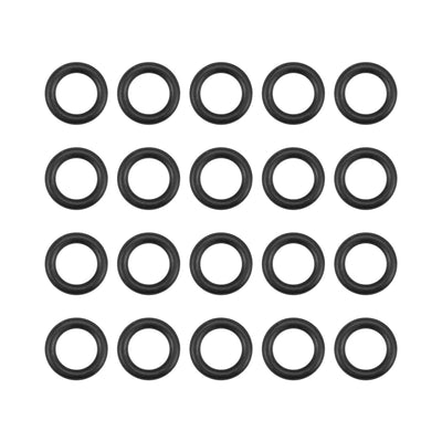 uxcell Uxcell O-Rings Nitrile Rubber 9.5mm Inner Diameter 14.8mm OD 2.65mm Width Round Seal Gasket 20 Pcs