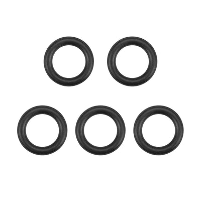uxcell Uxcell O-Rings Nitrile Rubber 9.5mm Inner Diameter 14.8mm OD 2.65mm Width Round Seal Gasket 5 Pcs