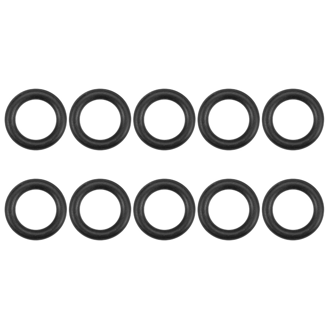 uxcell Uxcell O-Rings Nitrile Rubber 9.5mm Inner Diameter 14.8mm OD 2.65mm Width Round Seal Gasket 10 Pcs