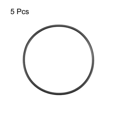Harfington Uxcell O-Rings Nitrile Rubber 75mm Inner Diameter 80.3mm OD 2.65mm Width Round Seal Gasket 5 Pcs