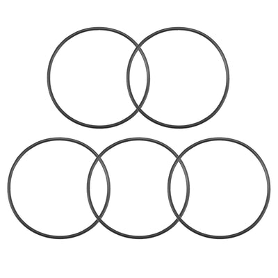 uxcell Uxcell O-Rings Nitrile Rubber 75mm Inner Diameter 80.3mm OD 2.65mm Width Round Seal Gasket 5 Pcs