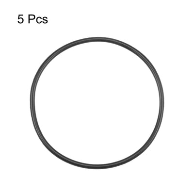 Harfington Uxcell O-Rings Nitrile Rubber 67mm Inner Diameter 72.3mm OD 2.65mm Width Round Seal Gasket 5 Pcs