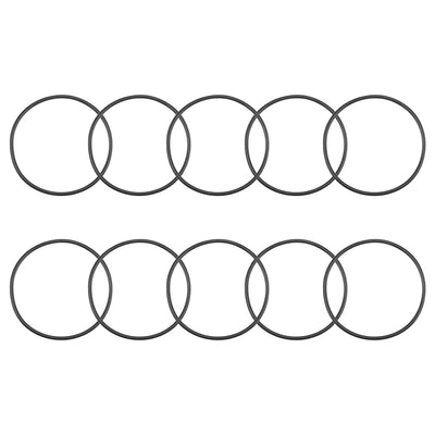 uxcell Uxcell O-Rings Nitrile Rubber 67mm Inner Diameter 72.3mm OD 2.65mm Width Round Seal Gasket 10 Pcs