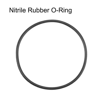 Harfington Uxcell O-Rings Nitrile Rubber 62mm Inner Diameter 67.3mm OD 2.65mm Width Round Seal Gasket
