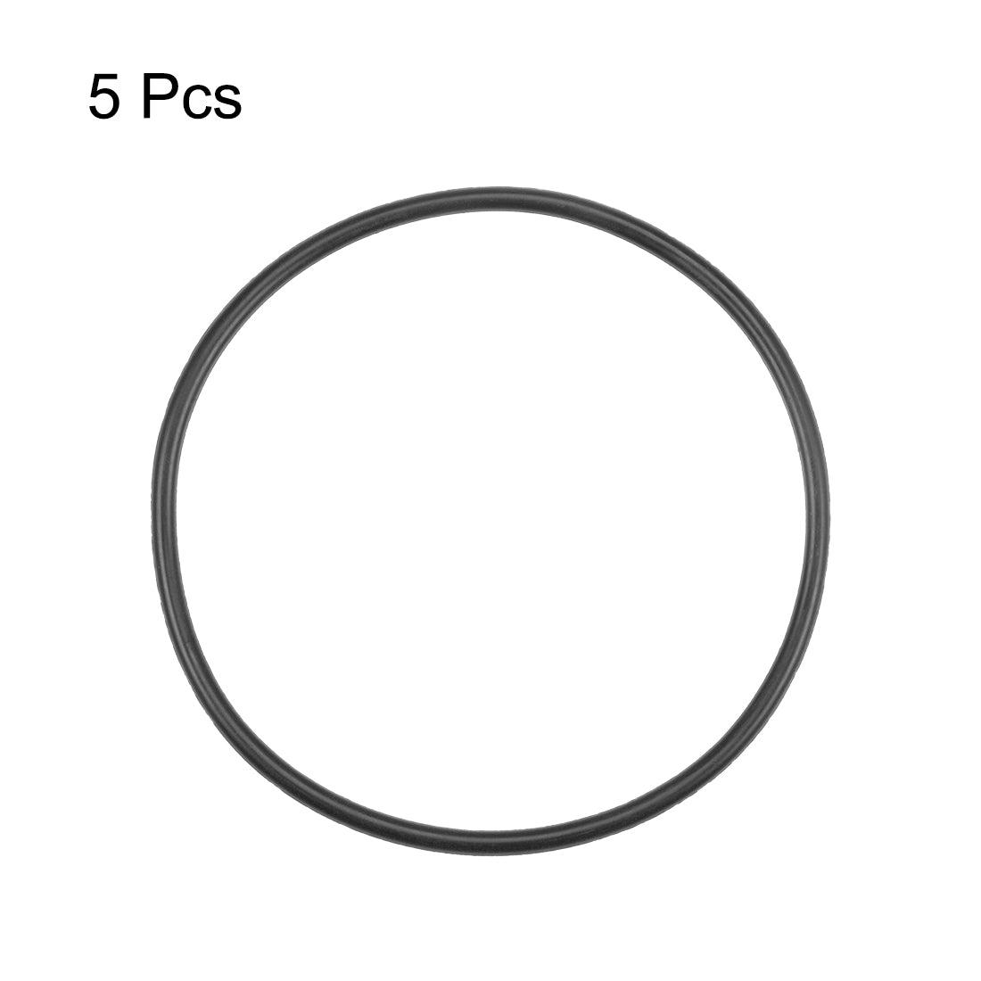 uxcell Uxcell O-Rings Nitrile Rubber 62mm Inner Diameter 67.3mm OD 2.65mm Width Round Seal Gasket 5 Pcs