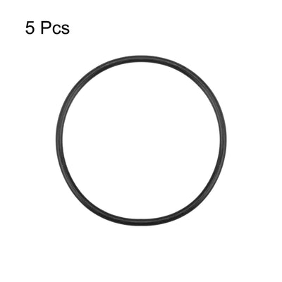 Harfington Uxcell O-Rings Nitrile Rubber 58mm Inner Diameter 63.3mm OD 2.65mm Width Round Seal Gasket 5 Pcs