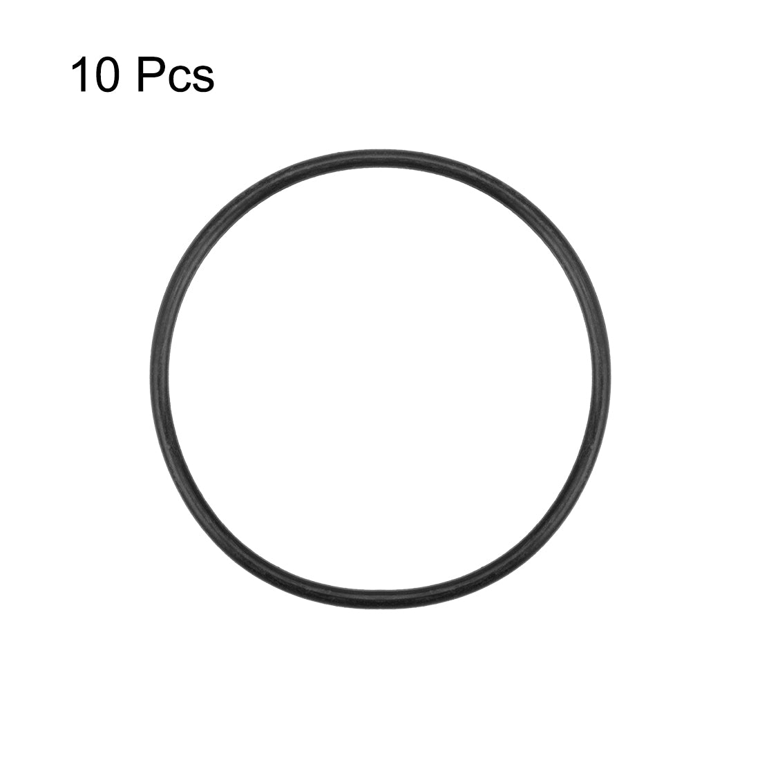 uxcell Uxcell O-Rings Nitrile Rubber 58mm Inner Diameter 63.3mm OD 2.65mm Width Round Seal Gasket 10 Pcs