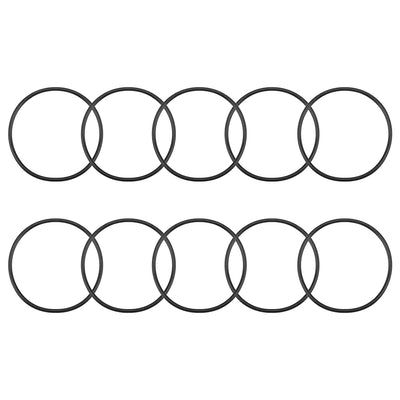 uxcell Uxcell O-Rings Nitrile Rubber 58mm Inner Diameter 63.3mm OD 2.65mm Width Round Seal Gasket 10 Pcs