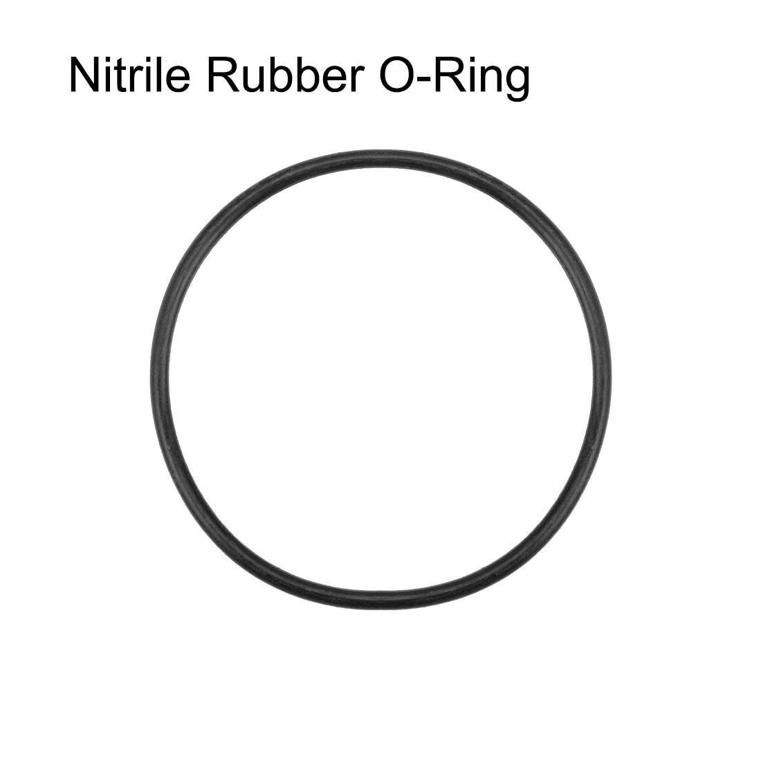 uxcell Uxcell O-Rings Nitrile Rubber 54.5mm Inner Diameter 59.8mm OD 2.65mm Width Round Seal Gasket