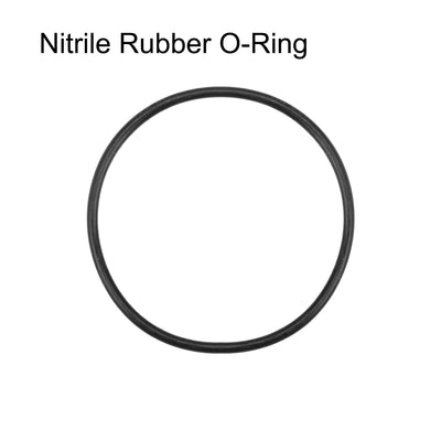 Harfington Uxcell O-Rings Nitrile Rubber 54.5mm Inner Diameter 59.8mm OD 2.65mm Width Round Seal Gasket