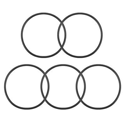 uxcell Uxcell O-Rings Nitrile Rubber 54.5mm Inner Diameter 59.8mm OD 2.65mm Width Round Seal Gasket 5 Pcs