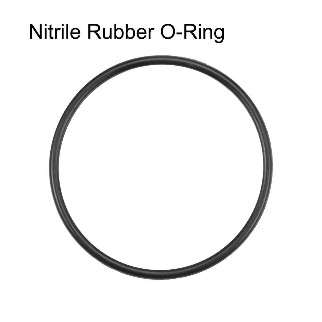 uxcell Uxcell O-Rings Nitrile Rubber 50mm Inner Diameter 55.3mm OD 2.65mm Width Round Seal Gasket