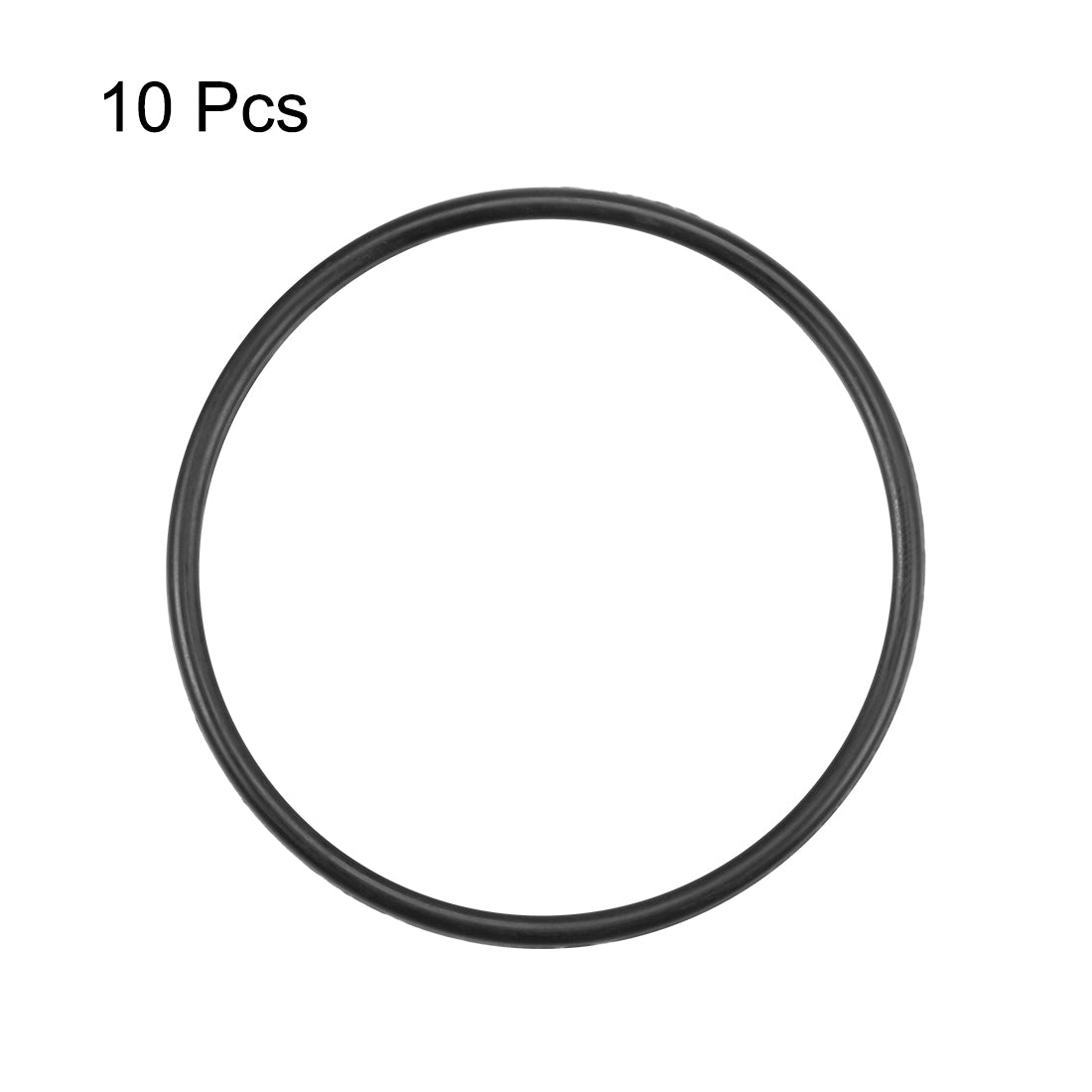 uxcell Uxcell O-Rings Nitrile Rubber 50mm Inner Diameter 55.3mm OD 2.65mm Width Round Seal Gasket 10 Pcs