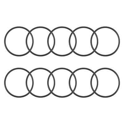 uxcell Uxcell O-Rings Nitrile Rubber 46.2mm Inner Diameter 51.5mm OD 2.65mm Width Round Seal Gasket 10 Pcs