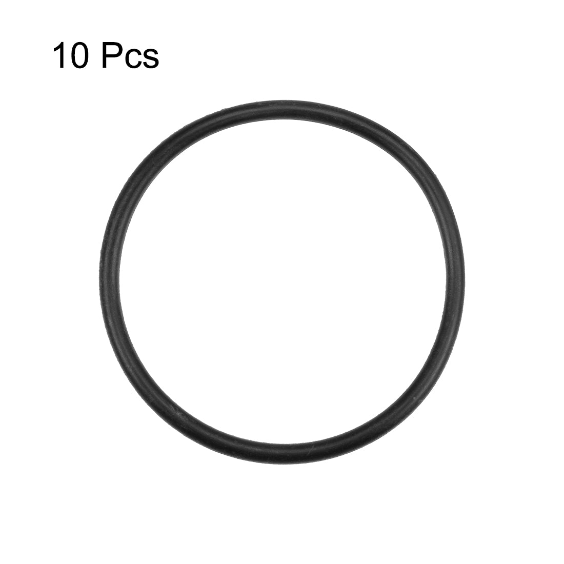 uxcell Uxcell O-Rings Nitrile Rubber 41.2mm Inner Diameter 46.5mm OD 2.65mm Width Round Seal Gasket 10 Pcs