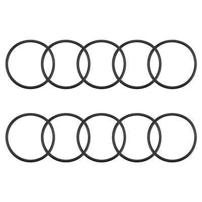 uxcell Uxcell O-Rings Nitrile Rubber 41.2mm Inner Diameter 46.5mm OD 2.65mm Width Round Seal Gasket 10 Pcs