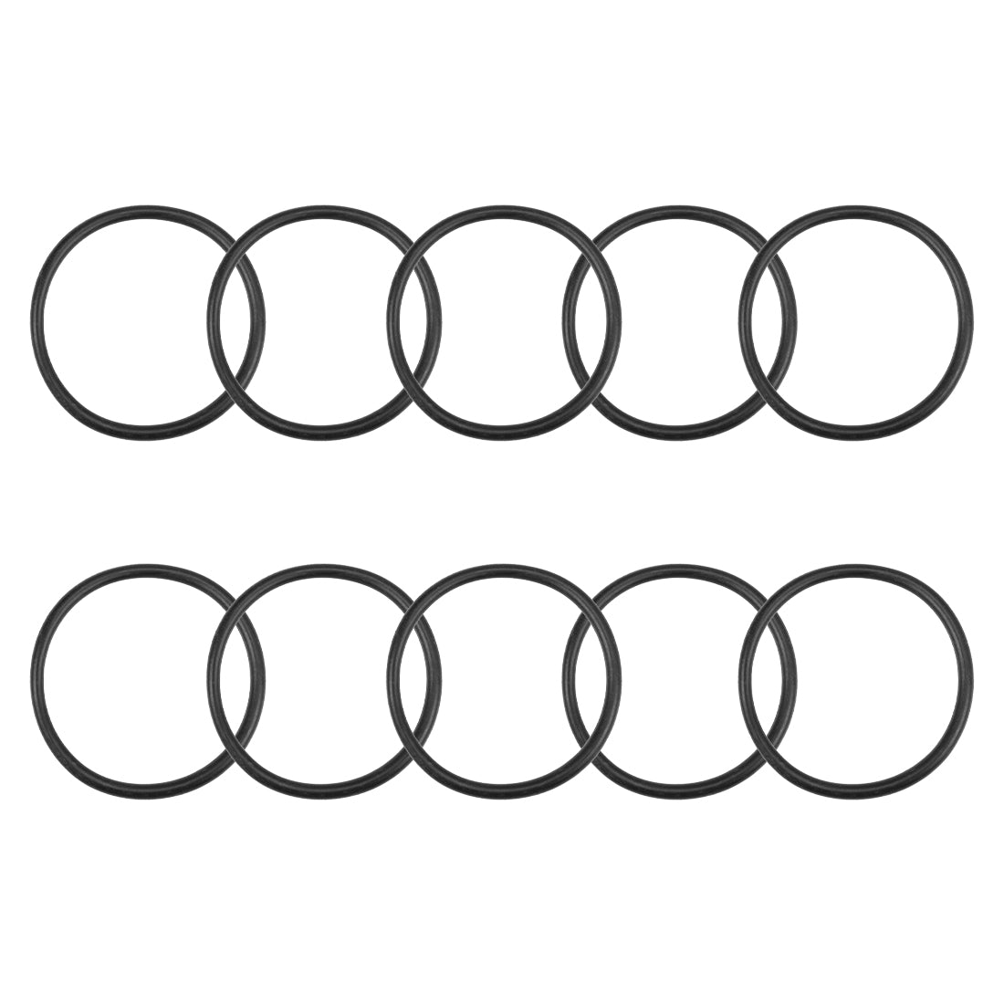 uxcell Uxcell O-Rings Nitrile Rubber 36.5mm Inner Diameter 41.8mm OD 2.65mm Width Round Seal Gasket 10 Pcs