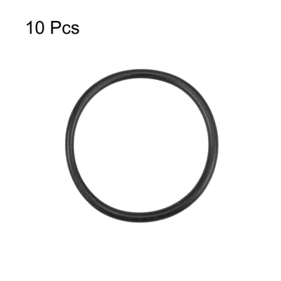 Harfington Uxcell O-Rings Nitrile Rubber 34.5mm Inner Diameter 39.8mm OD 2.65mm Width Round Seal Gasket 10 Pcs