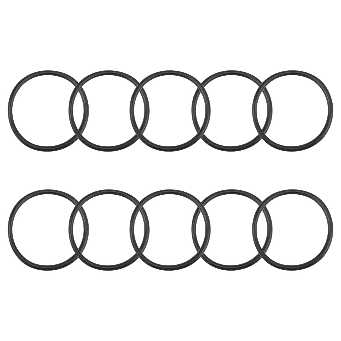 uxcell Uxcell O-Rings Nitrile Rubber 34.5mm Inner Diameter 39.8mm OD 2.65mm Width Round Seal Gasket 10 Pcs