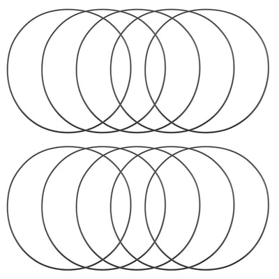 uxcell Uxcell O-Rings Nitrile Rubber 190mm Inner Diameter 195.3mm OD 2.65mm Width Round Seal Gasket 10 Pcs