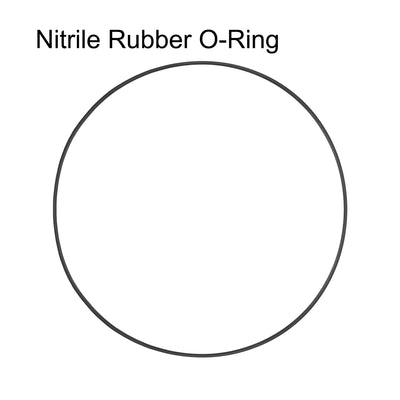 Harfington Uxcell O-Rings Nitrile Rubber 185mm Inner Diameter 190.3mm OD 2.65mm Width Round Seal Gasket