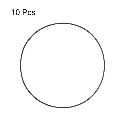 Harfington Uxcell O-Rings Nitrile Rubber 175mm Inner Diameter 180.3mm OD 2.65mm Width Round Seal Gasket 10 Pcs