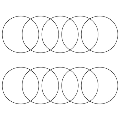 uxcell Uxcell O-Rings Nitrile Rubber 175mm Inner Diameter 180.3mm OD 2.65mm Width Round Seal Gasket 10 Pcs