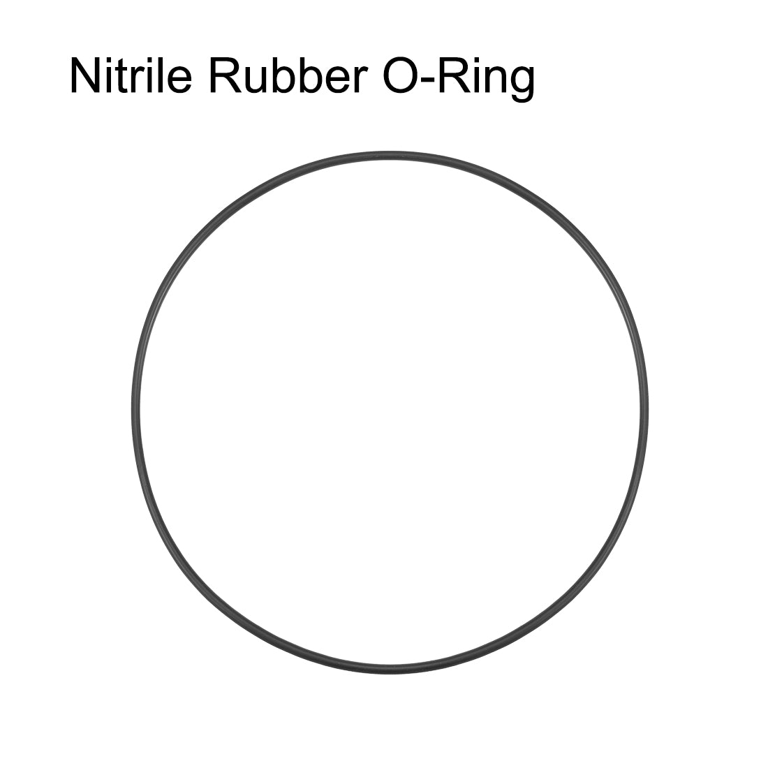 uxcell Uxcell O-Rings Nitrile Rubber 132mm Inner Diameter 137.3mm OD 2.65mm Width Round Seal Gasket