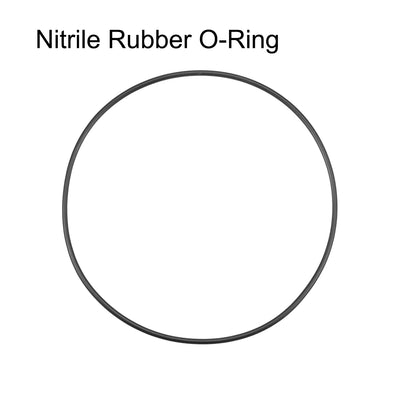 Harfington Uxcell O-Rings Nitrile Rubber 120mm Inner Diameter 125.3mm OD 2.65mm Width Round Seal Gasket
