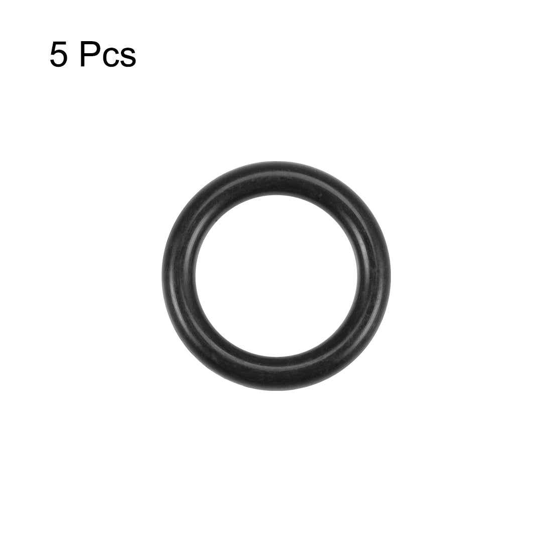 uxcell Uxcell O-Rings Nitrile Rubber 11.8mm Inner Diameter 17.1mm OD 2.65mm Width Round Seal Gasket 5 Pcs