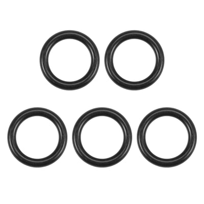 uxcell Uxcell O-Rings Nitrile Rubber 11.8mm Inner Diameter 17.1mm OD 2.65mm Width Round Seal Gasket 5 Pcs