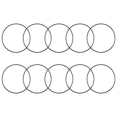 uxcell Uxcell O-Rings Nitrile Rubber 106mm Inner Diameter 111.3mm OD 2.65mm Width Round Seal Gasket 10 Pcs