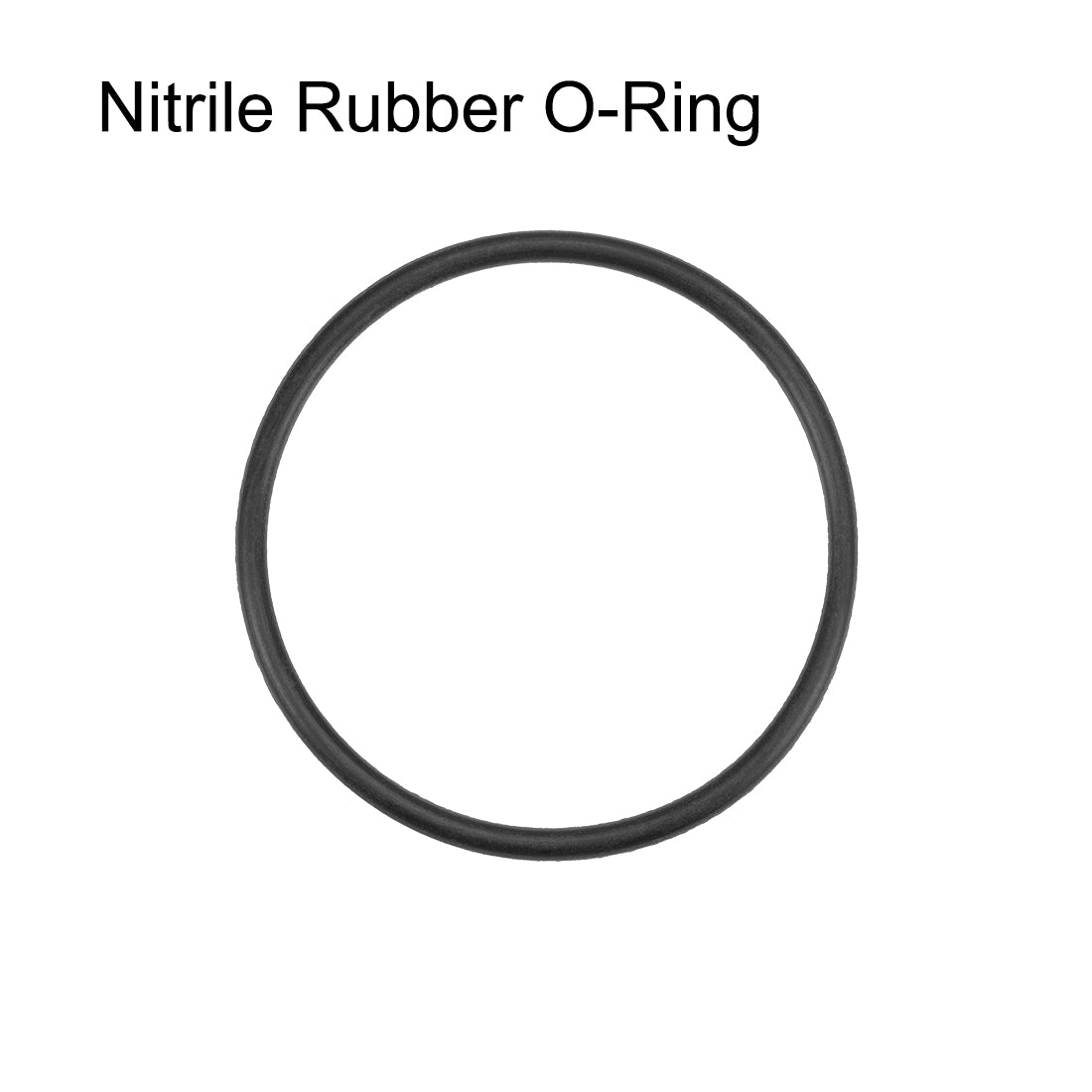 uxcell Uxcell O-Rings Nitrile Rubber 45mm Inner Diameter 50.3mm OD 2.65mm Width Round Seal Gasket