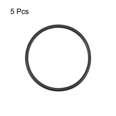 Harfington Uxcell O-Rings Nitrile Rubber 45mm Inner Diameter 50.3mm OD 2.65mm Width Round Seal Gasket 5 Pcs